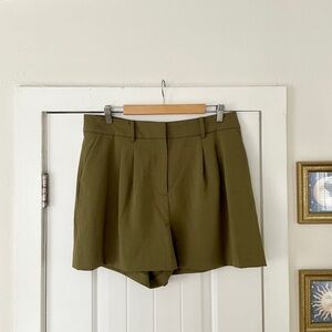 BCBG New York Olive Green Shorts size L